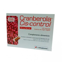 Arkopharma Cranberola Cis-Control, Complento Alimenticio, 120 Cápsulas.