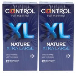 Control Preservativo Nature XL PACK Mega Ahorro 12+12 Ud.